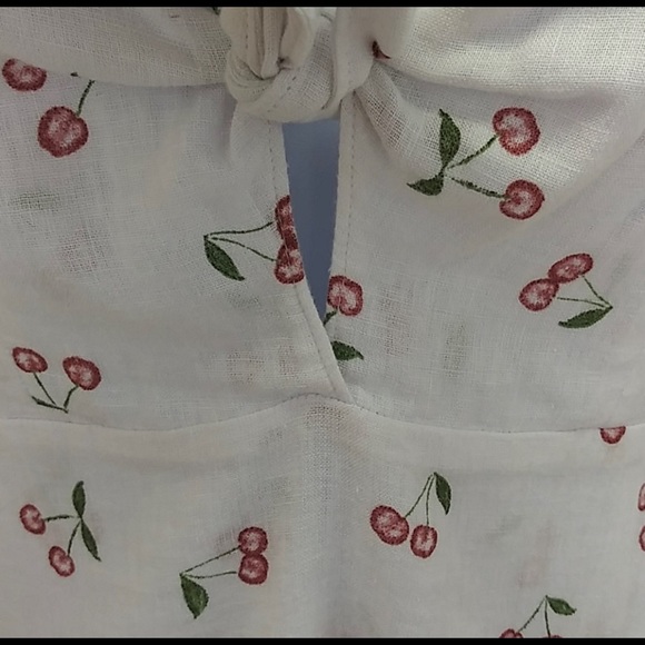 Rails August Red Cherries Dress in White - Picture 9 of 16